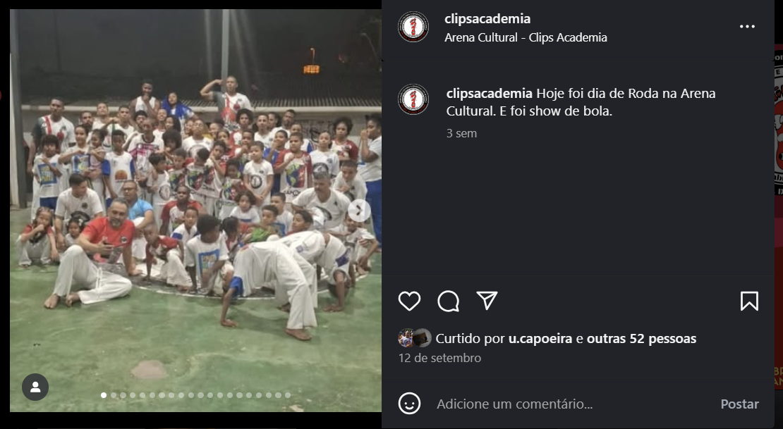 Roda na Arena Cultural